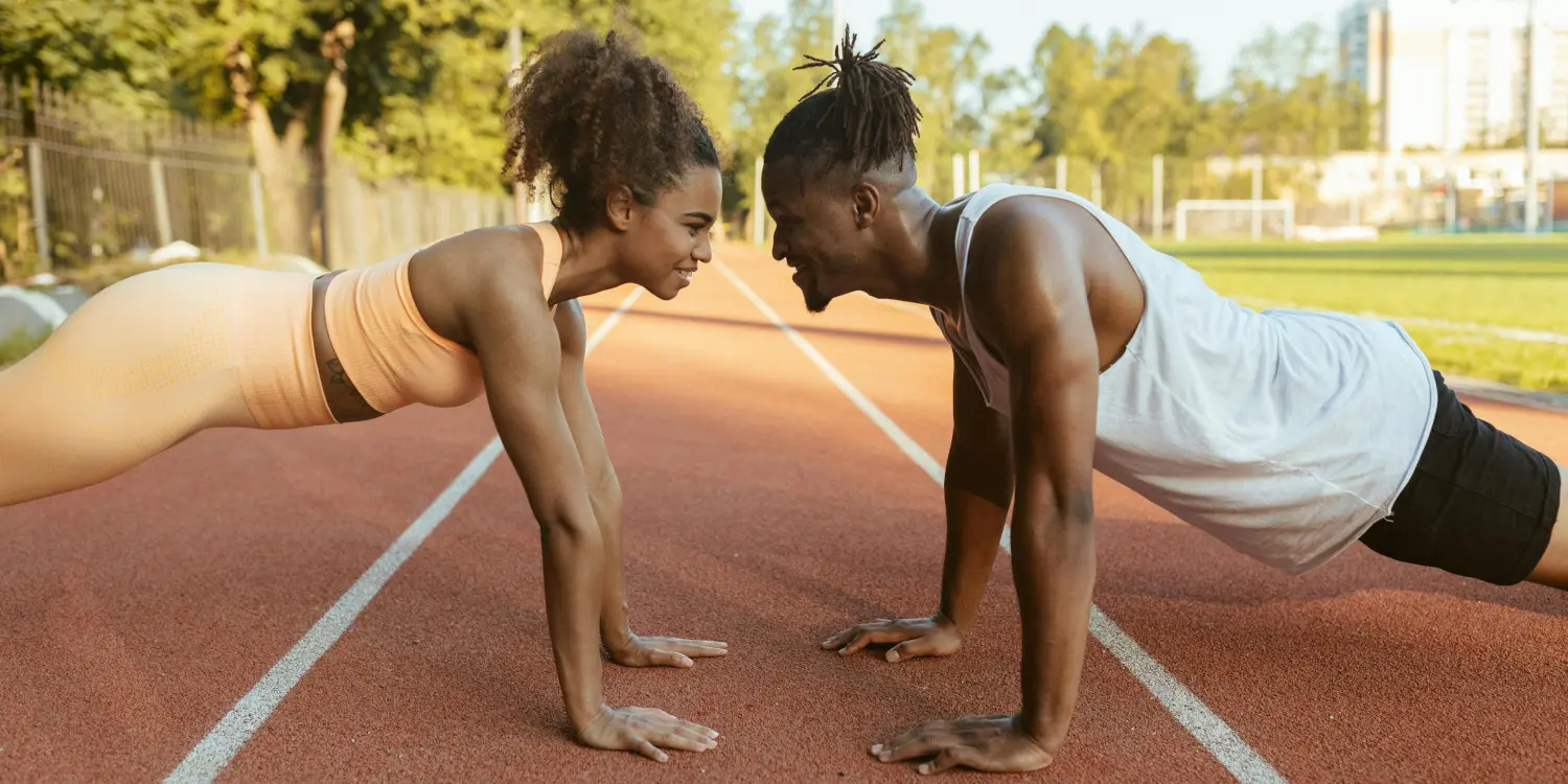 workout couple