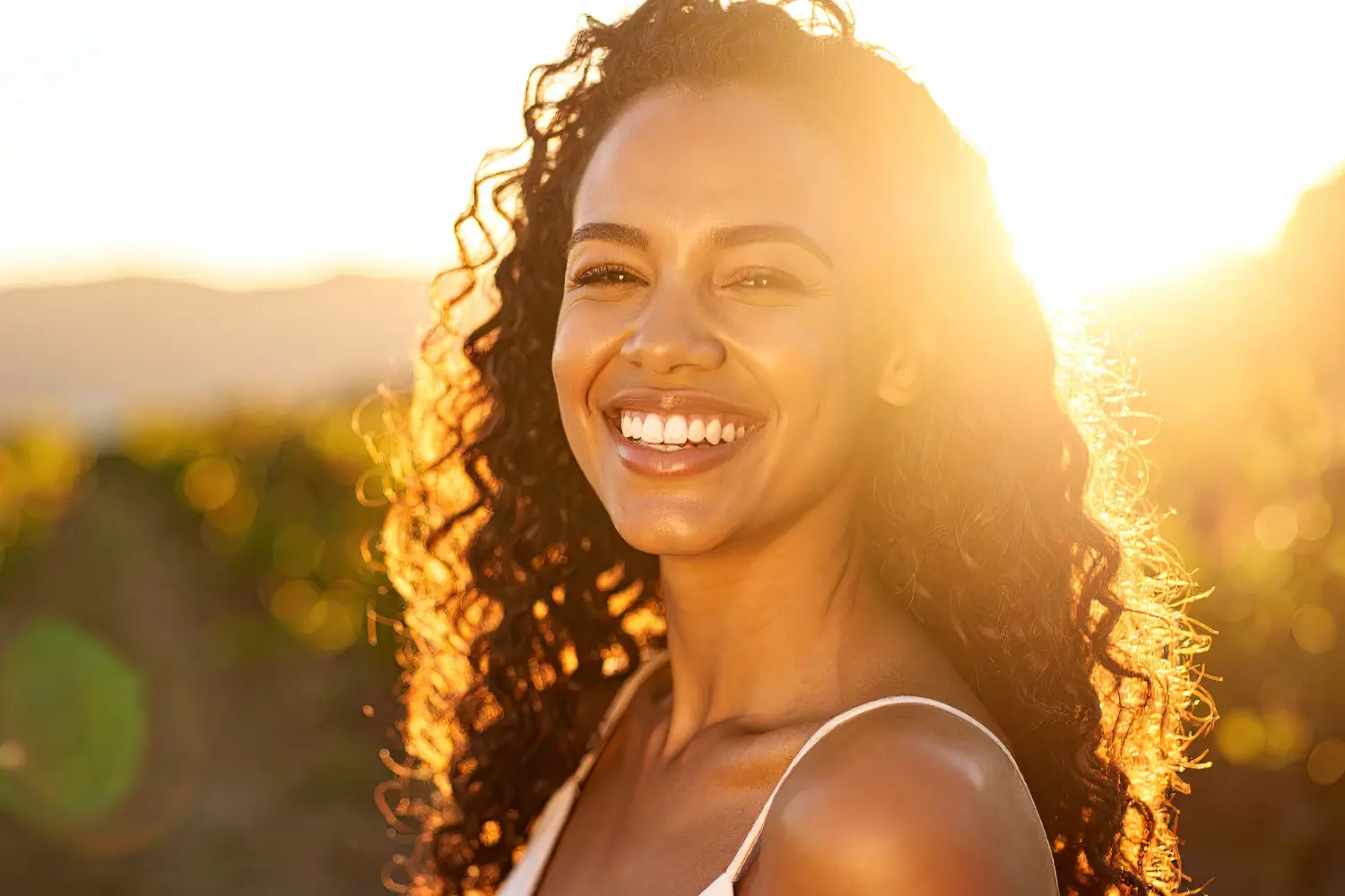 Happy woman outdoors (1)