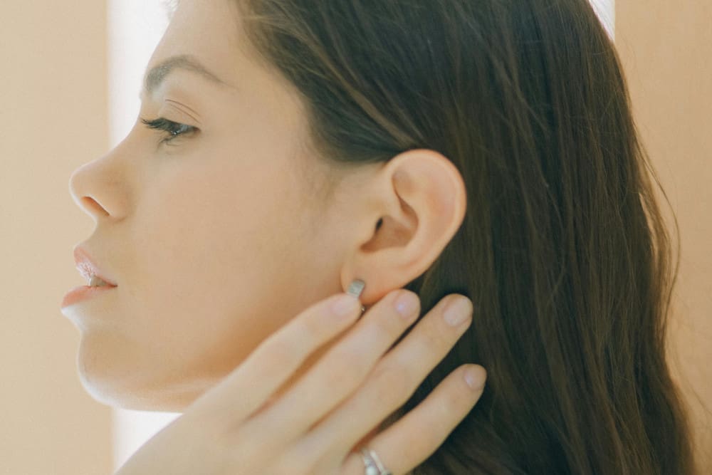 woman's ear