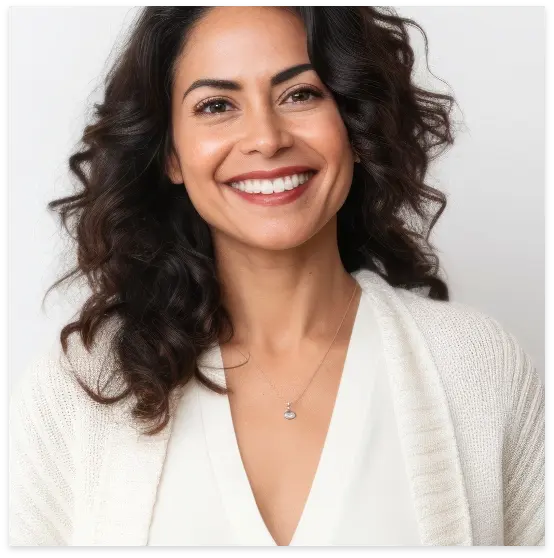 Black Hair women smiling