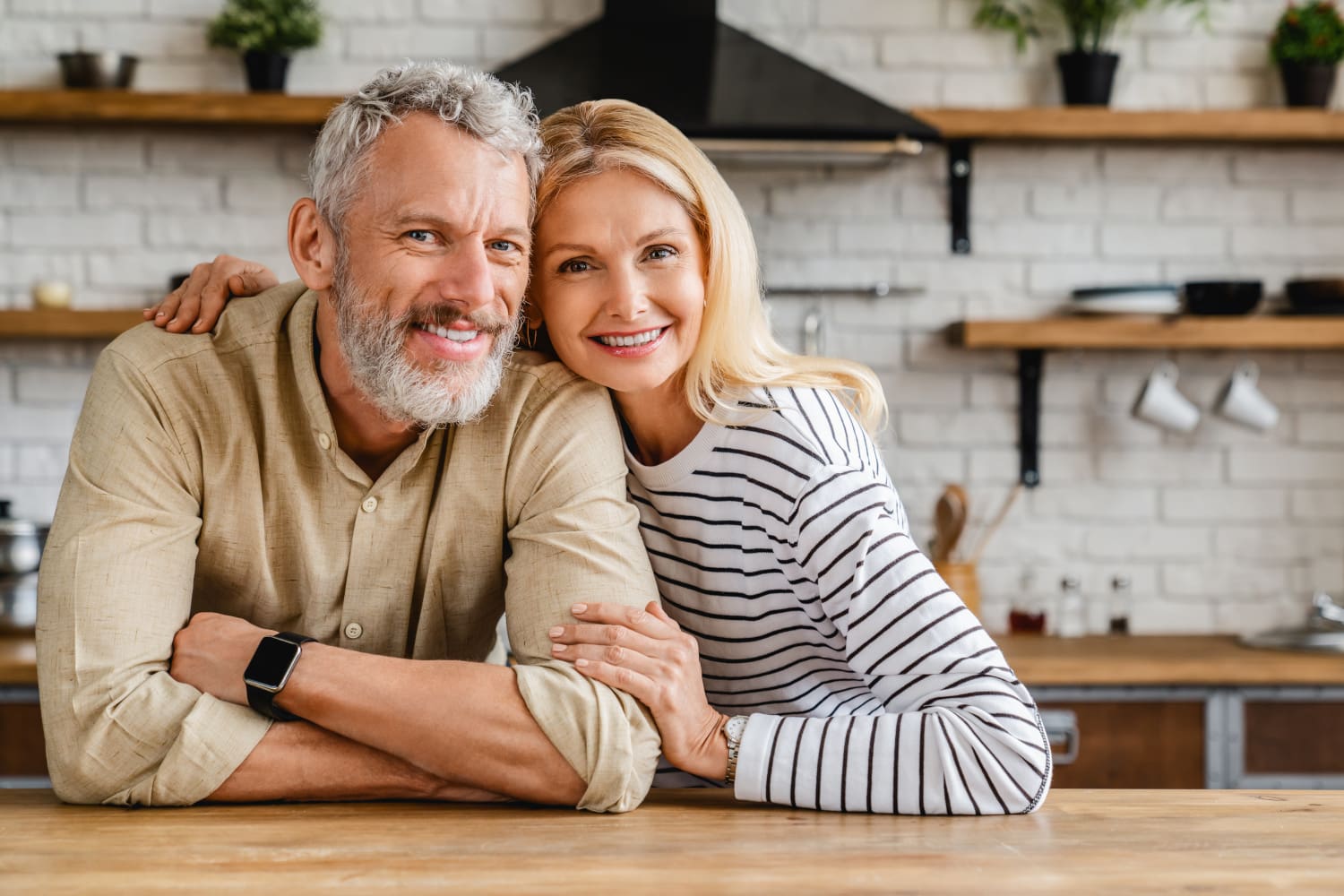 middle aged couple