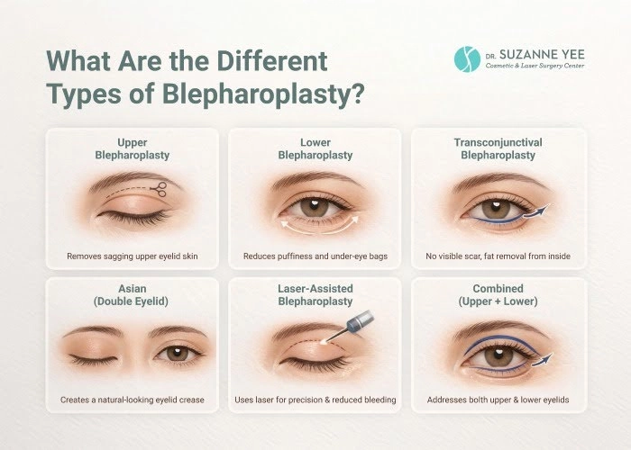 What Are the Different Types of Blepharoplasty?