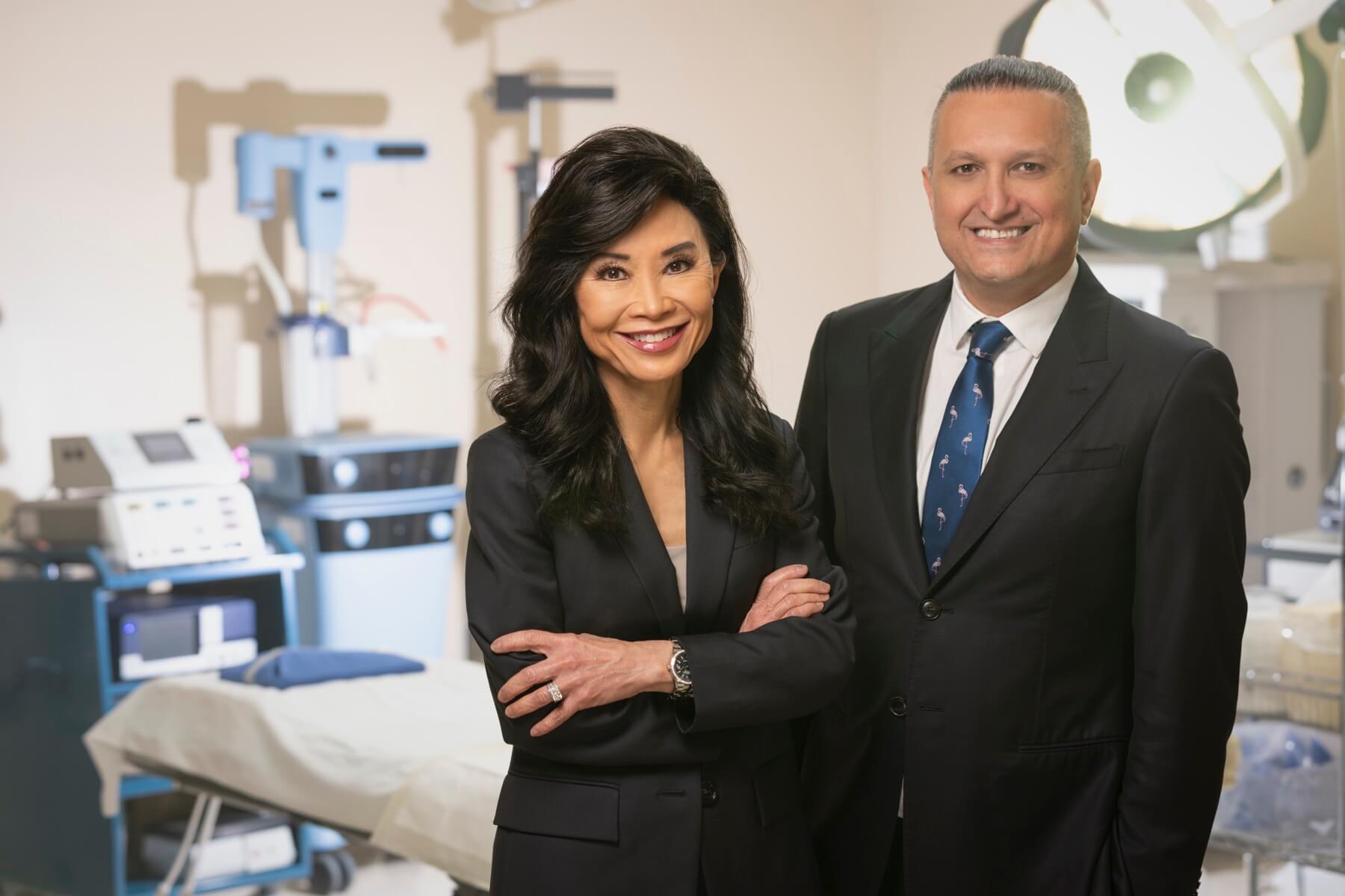 Dr. Suzanne Yee and Dr. Homayoun Pournik at the Little Rock practice